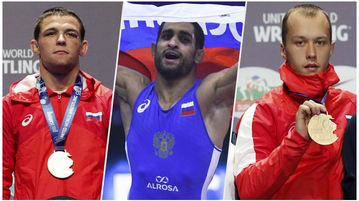 Российские борцы на чемпионате мира в Будапеште завоевали десять золотых медалей