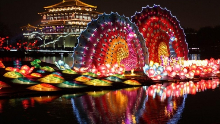 В Китае прошел масштабный Фестиваль фонарей
