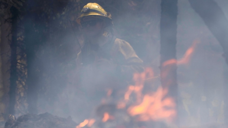 В США пытаются ликвидировать более 80 лесных пожаров