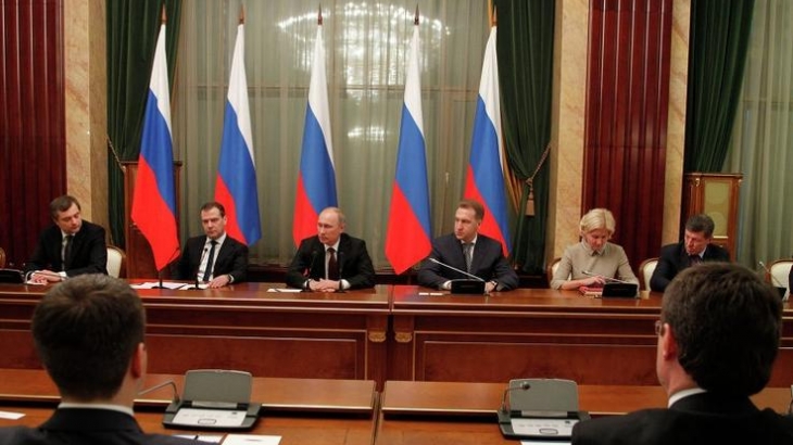 Владимир Путин на предновогодней встрече с министрами оценил работу правительства за пять лет