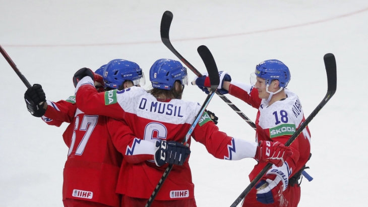 Чехия обыграла Швецию в матче чемпионата мира по хоккею