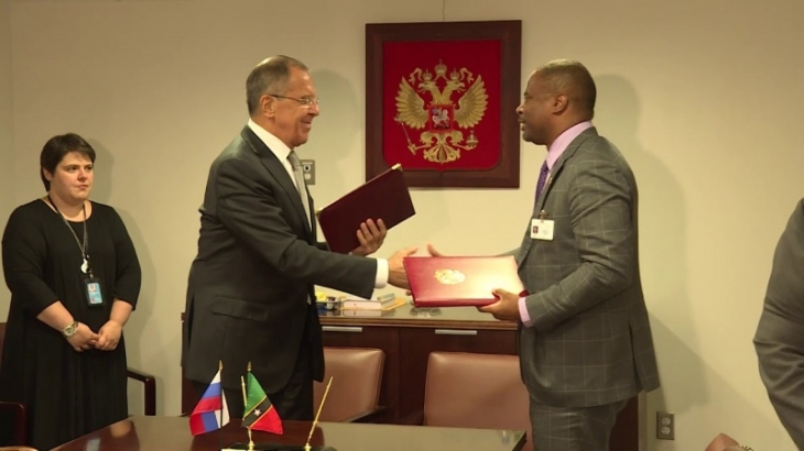 Россия и Сент-Китс и Невис подписали соглашение об условиях отмены виз