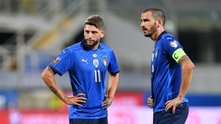 Италия сыграла вничью с Болгарией в квалификации ЧМ-2022