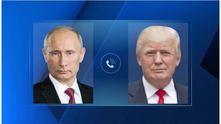 Путин поговорил по телефону с Трампом