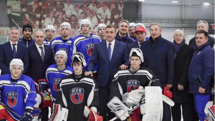 В Тульской области открыли академию хоккея