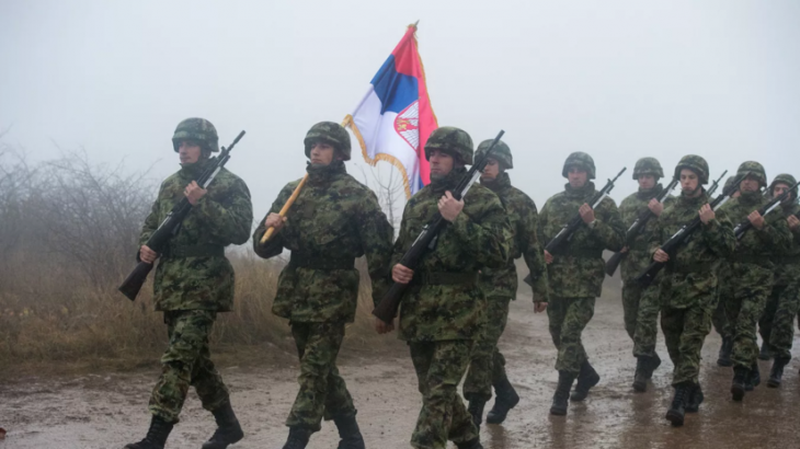 Подразделения армии Сербии развёртываются у административной линии с Косовом
