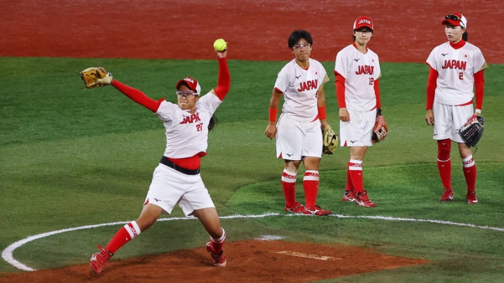 Женская сборная Японии по софтболу выиграла золото ОИ в Токио