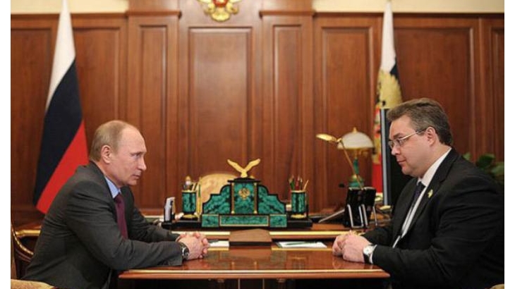 Президент Владимир Путин встретился с губернатором Ставропольского края Владимиром Владимировым