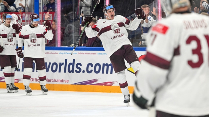 Латвия впервые стала бронзовым призёром чемпионата мира по хоккею