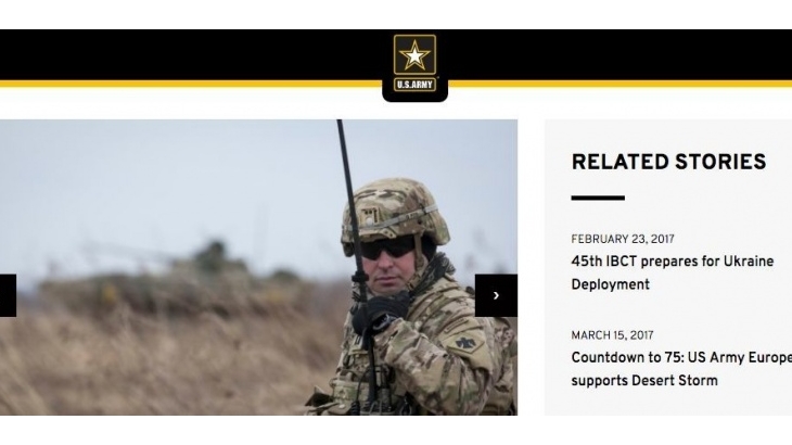 Армия США удалила запись о присутствии своих войск на Украине