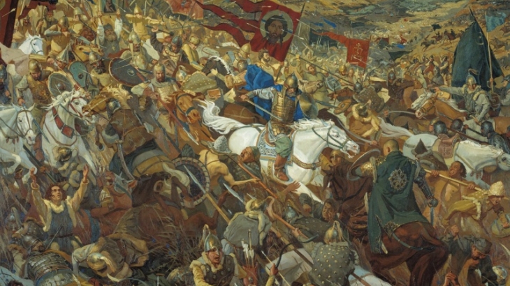В Тульской области вспоминают 637 годовщину Куликовской битвы.