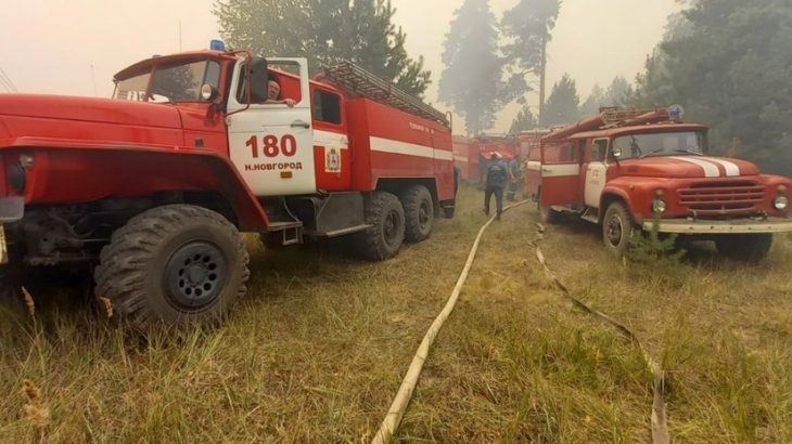 В Нижегородской области и Мордовии ввели межрегиональный режим ЧС из-за пожаров