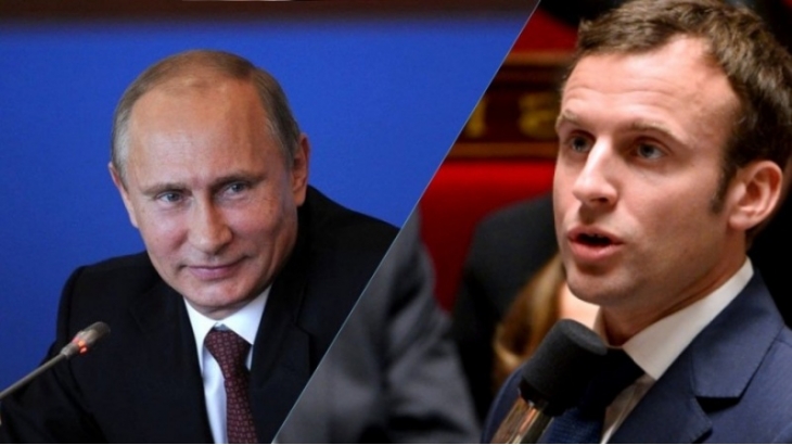 Телефонный разговор Владимира Путина с президентом Франции Эммануэлем Макроном