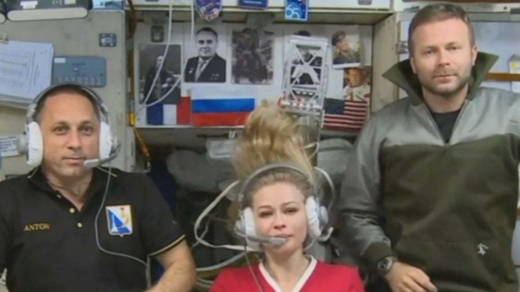 Экипаж МКС поужинал с Пересильд и Шипенко в американском модуле